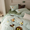 自然醒保暖舒适A版240g蚂蚁绒B版230g牛奶绒毛巾绣四件套HS 商品缩略图1