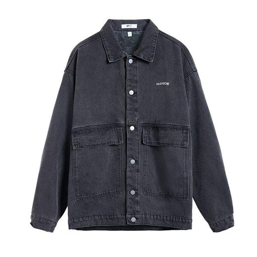 回力牛仔外套男款美式复古加绒冬季2025新款工装夹克加厚保暖棉服 商品图4