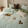自然醒保暖舒适A版240g蚂蚁绒B版230g牛奶绒毛巾绣四件套HS 商品缩略图2