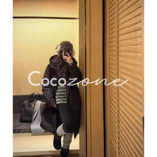 COCO ZONE 刘一一 “派克鹅”90鹅绒连帽运动风鹅绒服 CD2A2462 商品图1