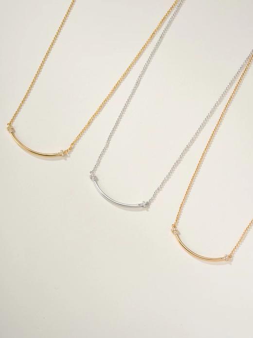 蒂芙尼 T新版微笑满钻项链 v金材质闪闪惹人爱✨（ZS*XTY） 商品图0