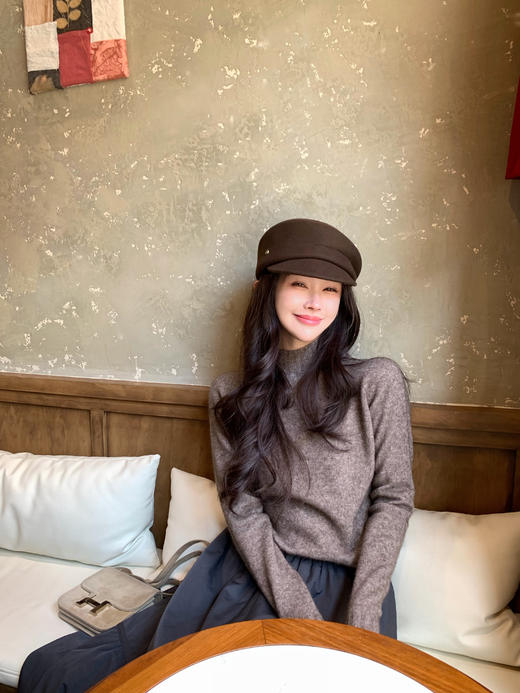 Read Nameless /咖色牦牛绒保暖毛衣+黑色棉棉花苞裙 2025/11/24 商品图7