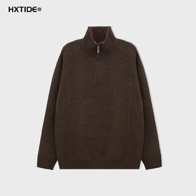 【断码清仓】HX 冬季中领半开胸毛衫S107544201101/02