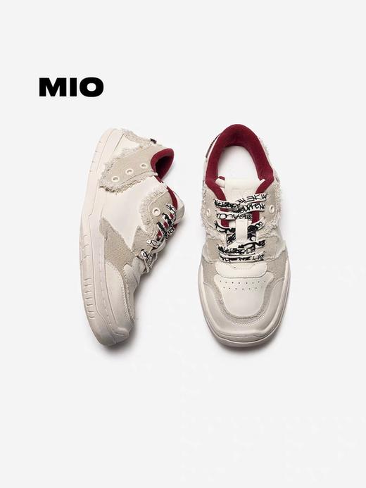 【云粉节】BF楼MIO时尚休闲鞋2026春季新款圆头平跟擦色做旧运动鞋女鞋M261586937吊牌价1298活动价998 商品图1