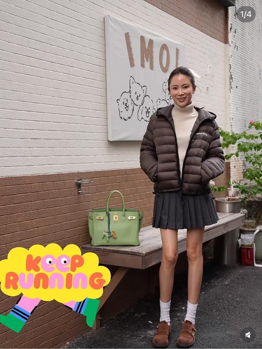 MIU缪｜绗缝鸭绒羽绒服 商品图11