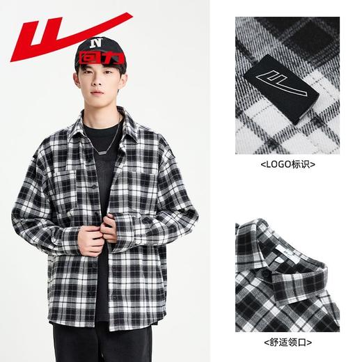 男士长袖衬衫外套2025新款秋季男款美式复古休闲格子衬衣男装寸衫 商品图4