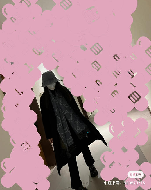 g家羊毛老花围巾围脖 商品图5