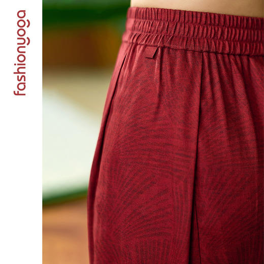【年货节折上折】凡圣瑜伽红韵棉麻禅逸裤 FM15963（活动产品，收货7天内支持换同款、不退） 商品图9