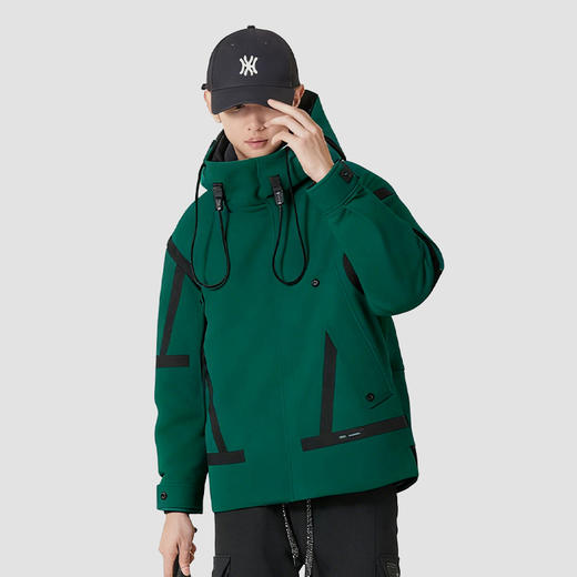 【断码清仓】HXTIDE 冬季带帽羽绒服羽绒内胆三防冲锋衣90绒/Z100340020101 商品图2