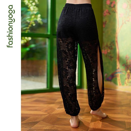 凡圣瑜伽曼陀罗蕾丝休闲裤 F15961 商品图4