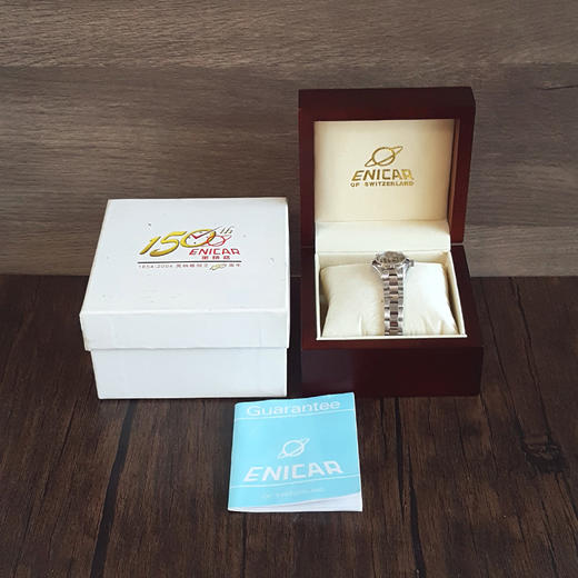 【95新】ENICAR英纳格775/55/309aB自动机械日期显示24mm（女表）精钢041125NJS13 商品图1