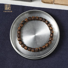 天然芽庄白奇楠桶珠 沉水级 6.5mm*28颗 5.6克 SP12239