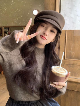 Read Nameless /咖色牦牛绒保暖毛衣+黑色棉棉花苞裙 2025/11/24