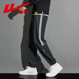 回力灯芯绒裤子男2025春秋新款潮流宽松休闲长裤男生束脚运动卫裤