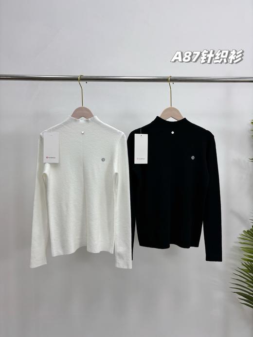 一包2件装，高端必入！LULU2025秋季新款小羊绒立领针织衫， 商品图2