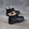 复古厚底头层牛皮雪地靴，加绒加厚短靴真皮棉靴棉鞋ZM258727 商品缩略图3
