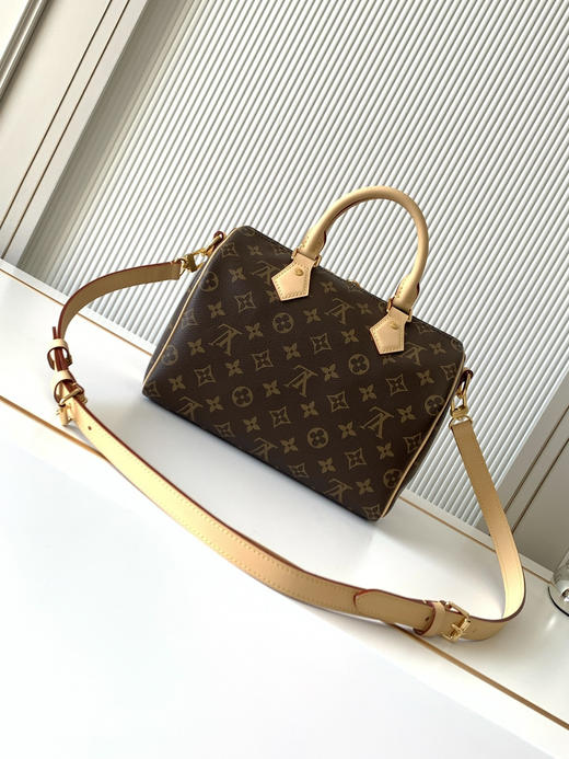 秋冬特惠💰1250 渠道级LV【全钢金色五金 MB163c01变码芯片】te级LV 全套包装 M46977老花 Speedy 系列手袋 商品图2