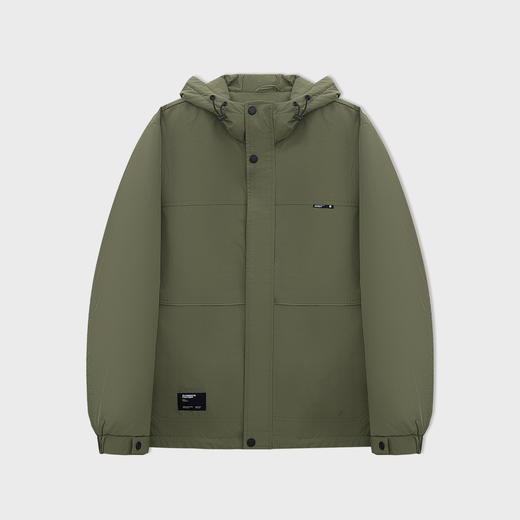 【新品上新】HX 冬季短款带帽羽绒服三防面料Y100540018101/02 商品图2