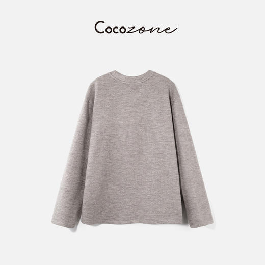 COCO ZONE 刘 一一 “万能打底”圆领舒适基础款长袖T恤 CD1A1764 商品图2