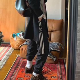 adidas 三叶草 运动梭织长裤  男女同款！梭织6355裤