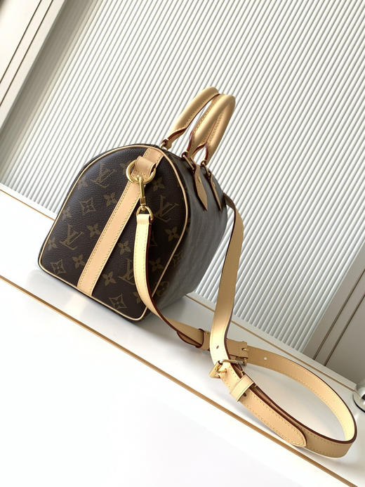 秋冬特惠💰1250 渠道级LV【全钢金色五金 MB163c01变码芯片】te级LV 全套包装 M46977老花 Speedy 系列手袋 商品图1