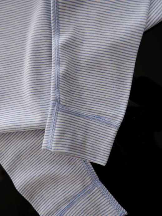 云仓【红豆剪标】棉花糖五代，男童条纹保暖内衣套装 商品图3