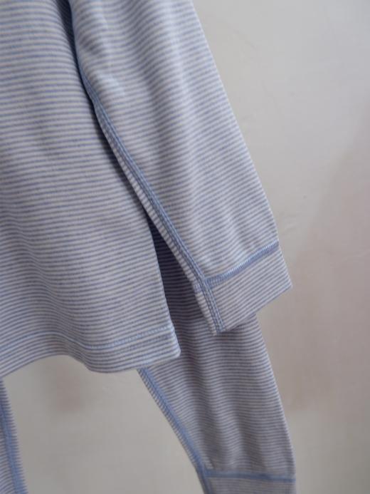 云仓【红豆剪标】棉花糖五代，男童条纹保暖内衣套装 商品图4