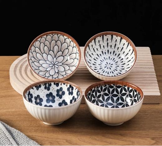 29.9元8个捡漏！！出口高端货，日式餐厅同款【Trees&wind藤言陶瓷餐具】妥妥的餐桌颜值担当 ✅1350°高温烧成，釉下彩工艺，手感细腻温润 商品图7