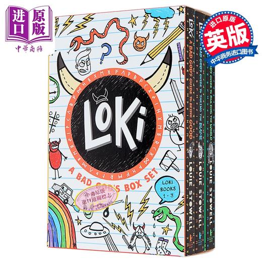 【中商原版】洛基日记 1-3套装 平装 Loki A Bad Gods Box Set 英文原版 Louie Stowell 商品图0