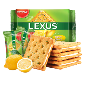 马奇新新 力士柠檬黄油味夹心饼干 190g*2袋