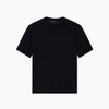 EMPORIO ARMANI 阿玛尼 男士羊毛混纺 ASV 平针织圆领短袖T恤 黑色 EM003384 AF18995 UC001 商品缩略图0