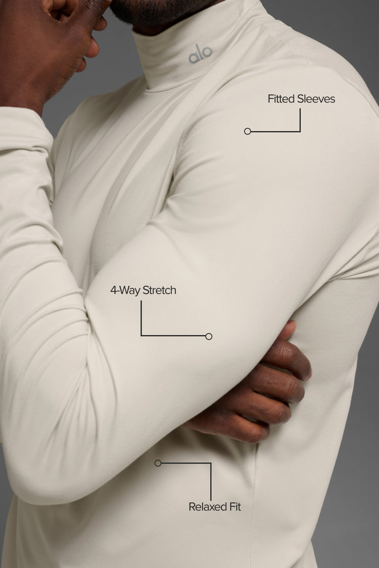 AL0 双面徳绒 小高领保暖打底长袖T恤 CX246