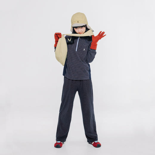 【品牌特惠】ACMEITEM爱棵米女士针织条纹长裤GAG2020334G 商品图2