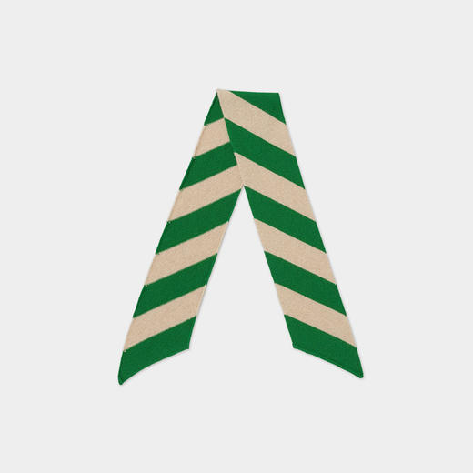 JO GORDON Small Diagonal Stripe Scarf 羊羔毛对角线条纹围巾 商品图2