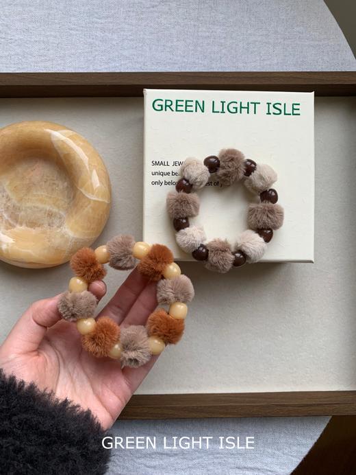 【焦糖栗栗】“圣诞限定福利款”菩提子绒球手串 商品图5