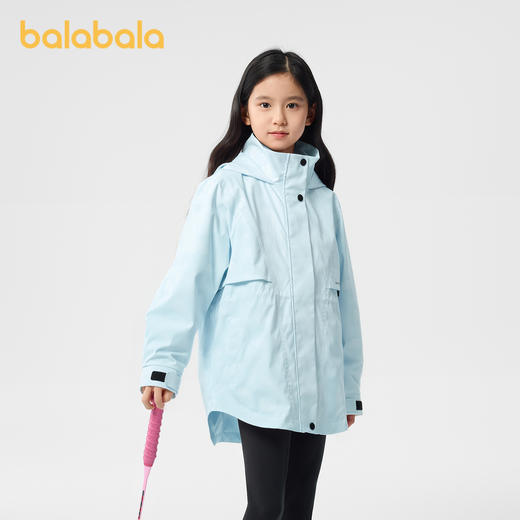 巴拉巴拉童装女童外套儿童软壳衣2025春新款防护便服 商品图1