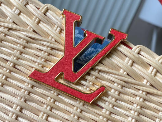 秋冬特惠💰1650 渠道级LV 新品 te级LV 动态芯片 LV X TM CAPUCINES 手袋 M14295/M48865红色樱桃竹篮 本款Capucines手袋 商品图3