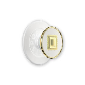 【海岸一日】一片方形饺 MAGSAFE磁吸 Round圆啪嗒系列 奢华金 食物