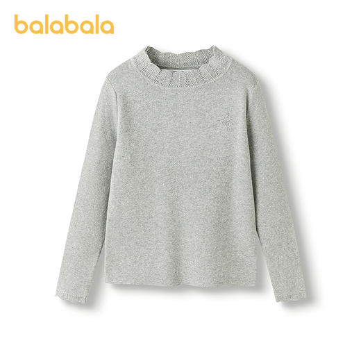 【商场同款】巴拉巴拉童装女童毛衣儿童2025冬新款毛衫内搭针织衫 商品图4