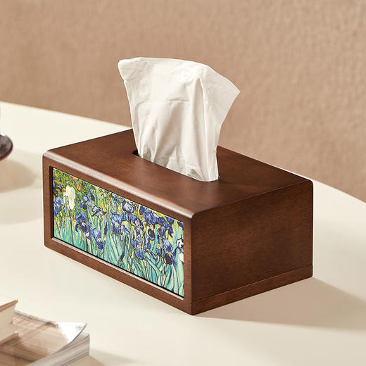 初心| 油画纸巾盒桃花芯木 商品图4