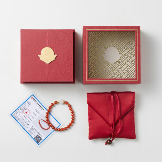 南红和田玉单圈手串 商品图4