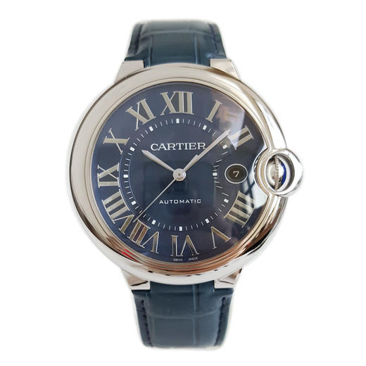 【99新（未使用品；背膜未撕）】CARTIER 卡地亚WSBB0027自动机械机芯日期显示42MM（男款）蓝气球系列精钢231125NJS01 商品图0