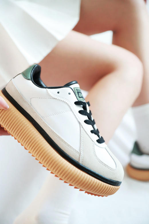 厚底松糕老爹鞋，显高显腿长。是真的好穿の学院风休闲鞋C112466 商品图9