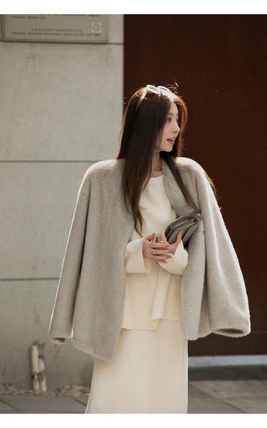 （预售七天发）【高品质私服】【在逃千金欧貂绒外套】丰盈饱满的欧貂绒面料，毛感蓬松~很有分量感，十分保暖蓄温【无标出货 介意慎拍】WD 商品图0