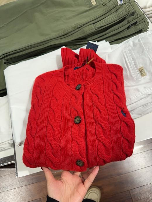 到手价1799元 羊绒10%+羊毛90%开衫 第一次参与黑五价 Polo Ralph Lauren拉夫劳伦女士羊毛针织开衫  美国代购，无中文标签，介意慎拍 商品图4
