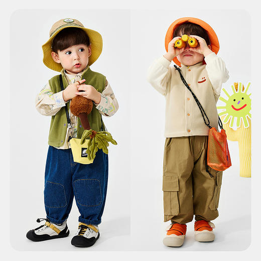 迷你巴拉巴拉男女童马甲儿童外衣保暖舒适2026春新品 商品图2