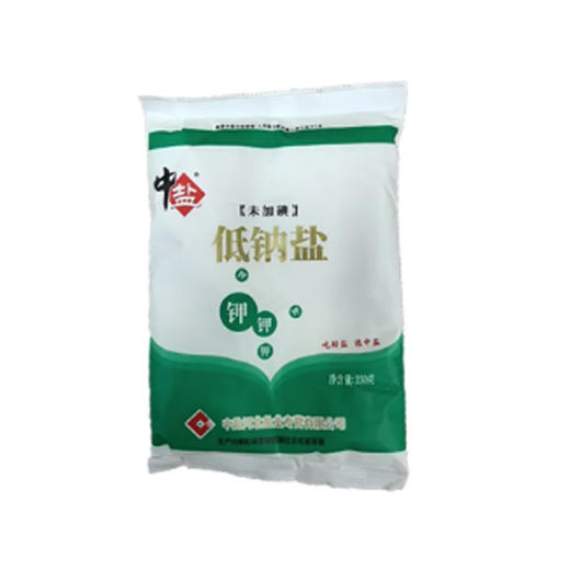 中盐未加碘低钠盐350g 商品图0