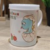 盛广达B5001K蛋壳龙单耳带盖水杯 （ 商品缩略图0