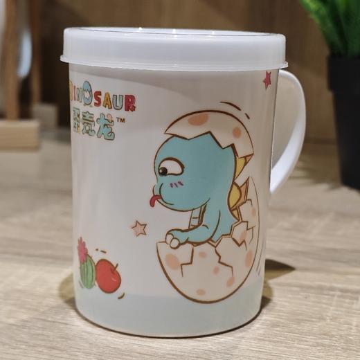 盛广达B5001K蛋壳龙单耳带盖水杯 （ 商品图0