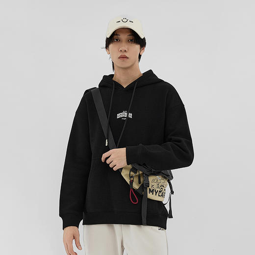 HX 冬季带帽加绒卫衣简约S106440176101/02 商品图9